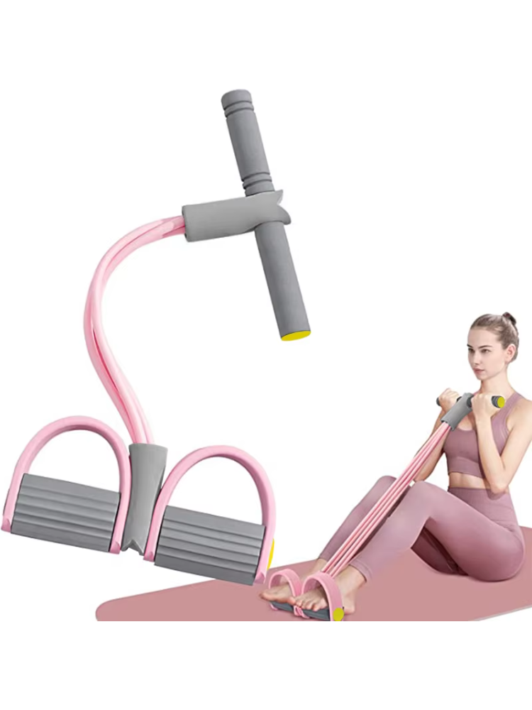 Resistance Bands 4-Tube Yoga P - Yoga Pedal Puller Fitness Equipment review and price