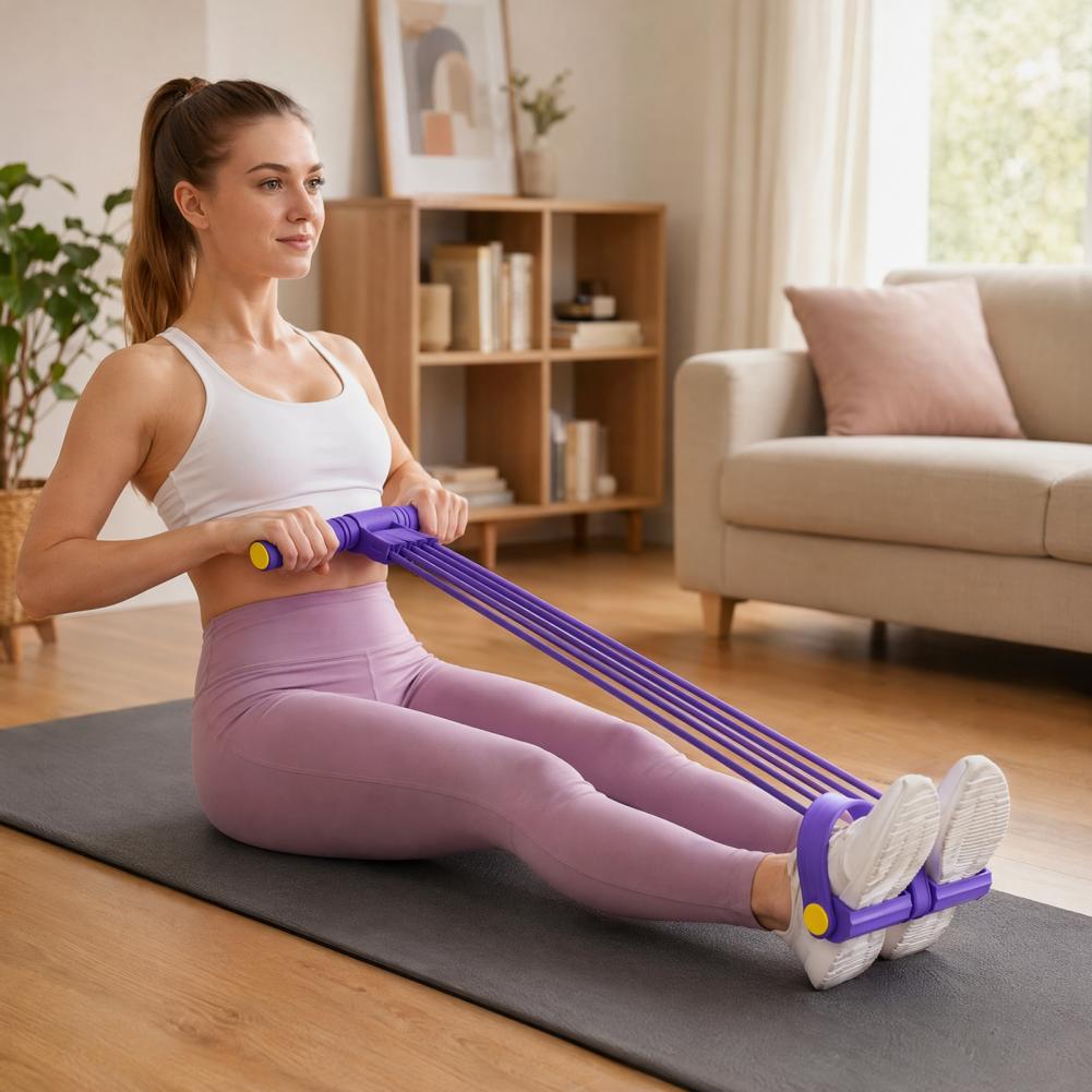 10-Tube Pedal Resistance Band  - Yoga Pedal Puller Fitness Equipment review and price