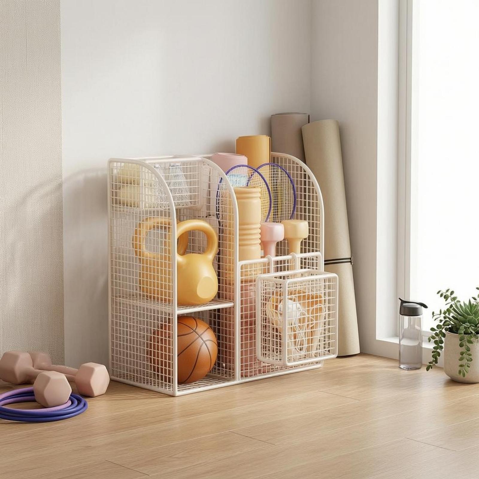 Compact Iron Wire Rack for Exe - Yoga Fitness Exercises review and price