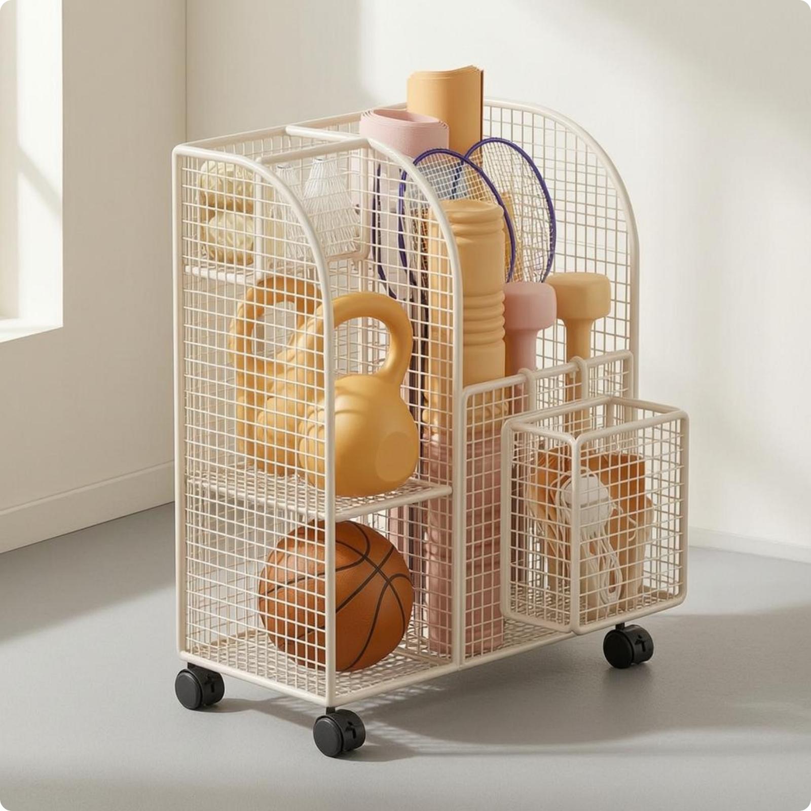 Compact Iron Wire Rack for Exe - Yoga Fitness Exercises review and price