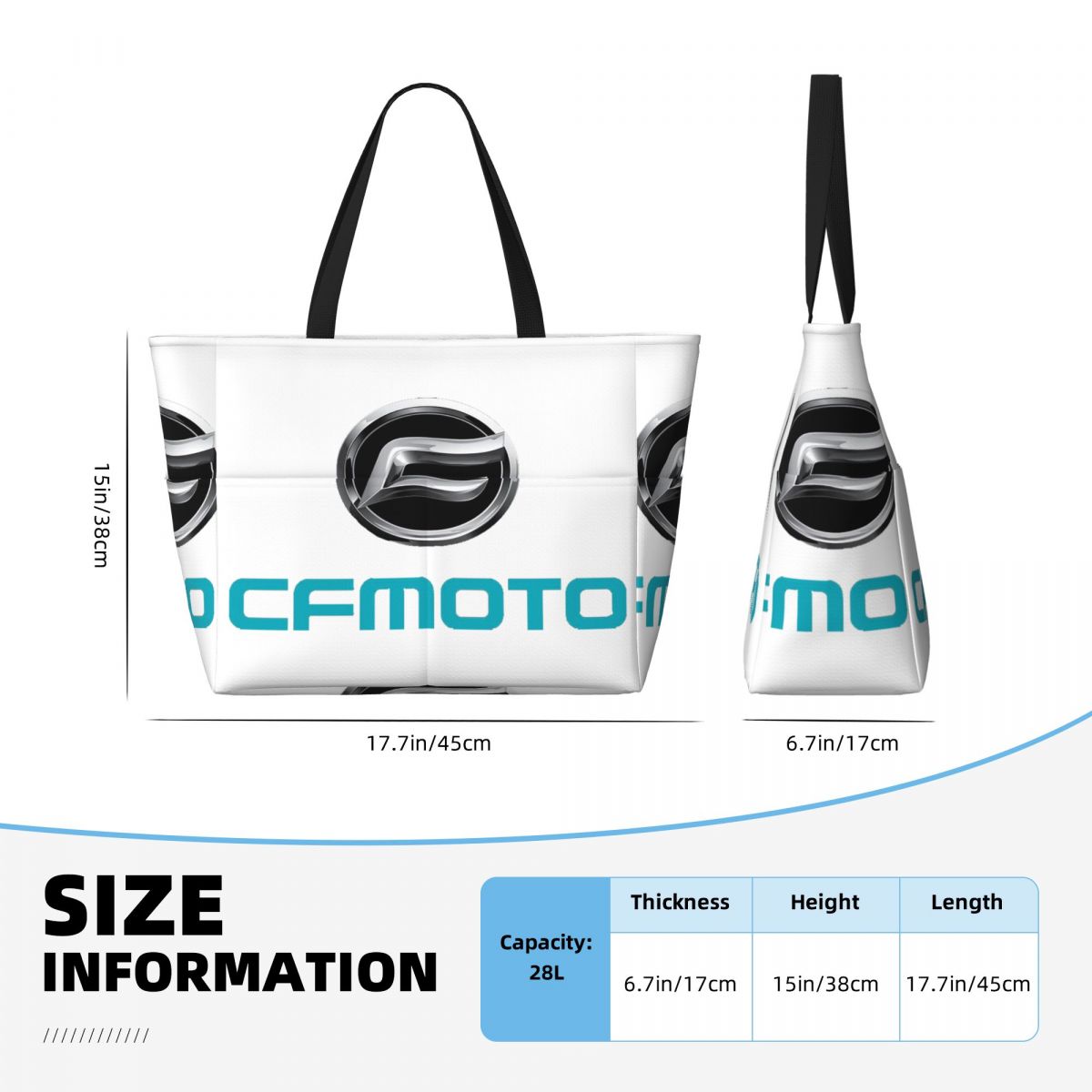 CFMoto Logo Motorcycle Beach T - Yoga Fitness Tote review and price