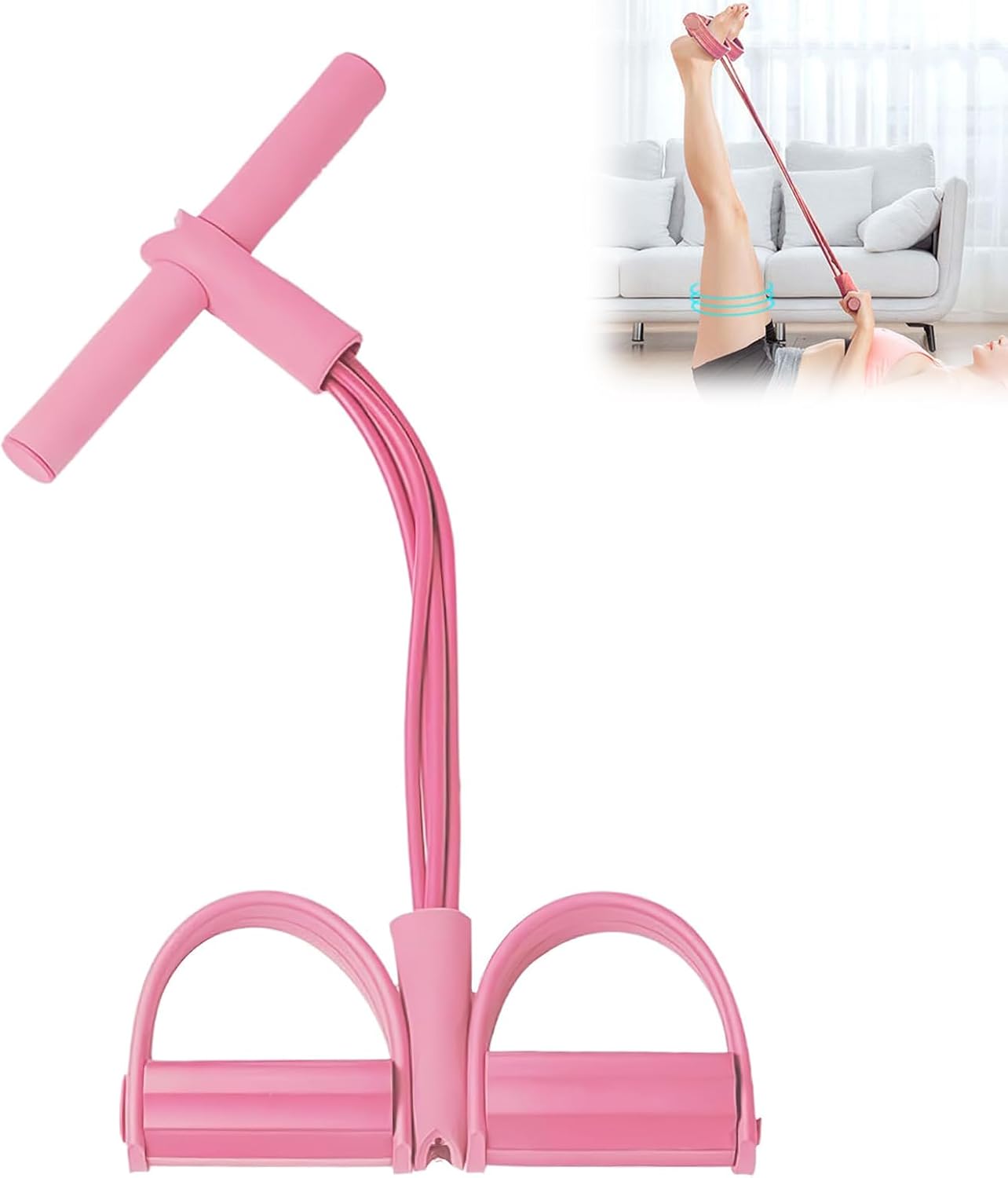 Fitness Resistance Bands-4 Tub - Yoga Pedal Puller Fitness Equipment review and price