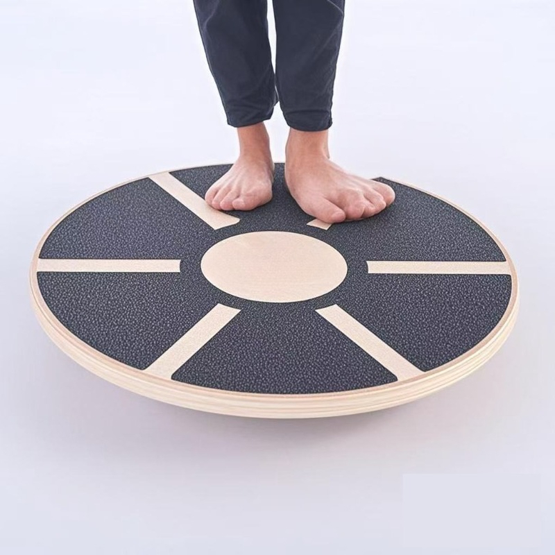 Round Wooden Anti Slip Balance - Balance Board Fitness review and price