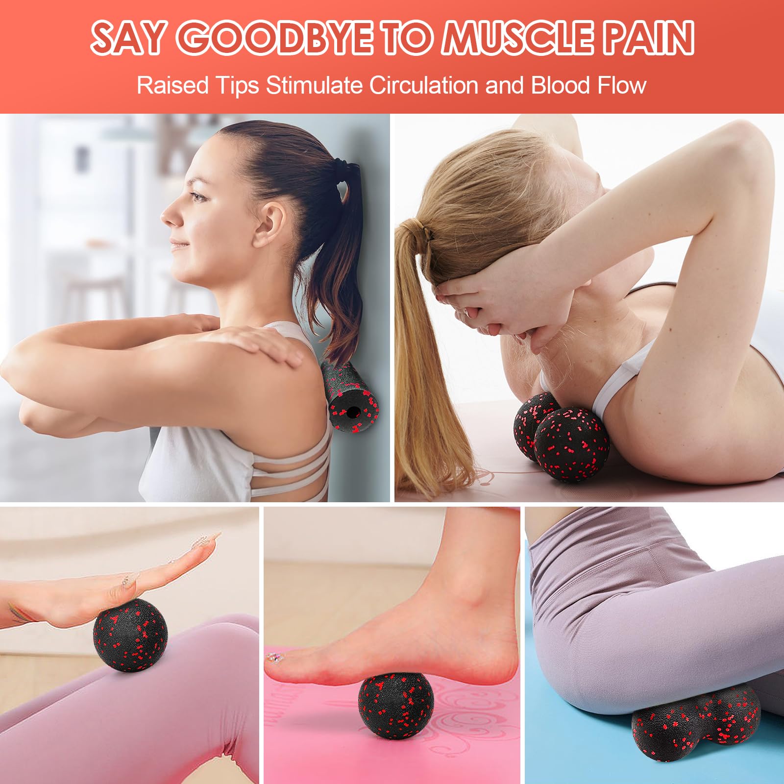 Hollow Yoga Roller Massage Pea - Yoga Fitness Massage review and price