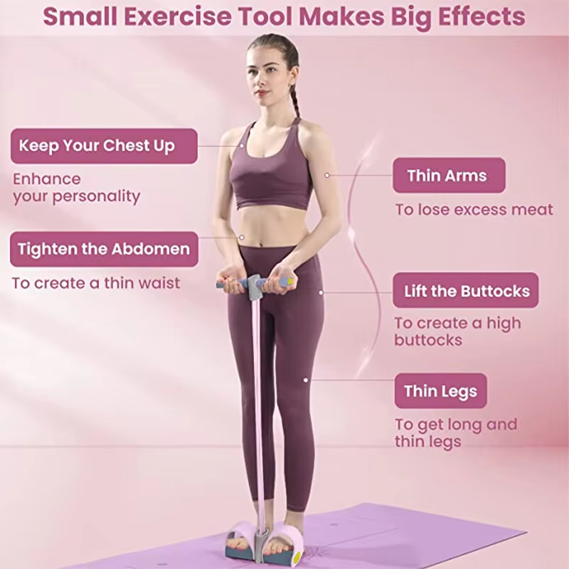 4/6/8 Tube Resistance Bands Yo - Yoga Pedal Puller Fitness Equipment review and price