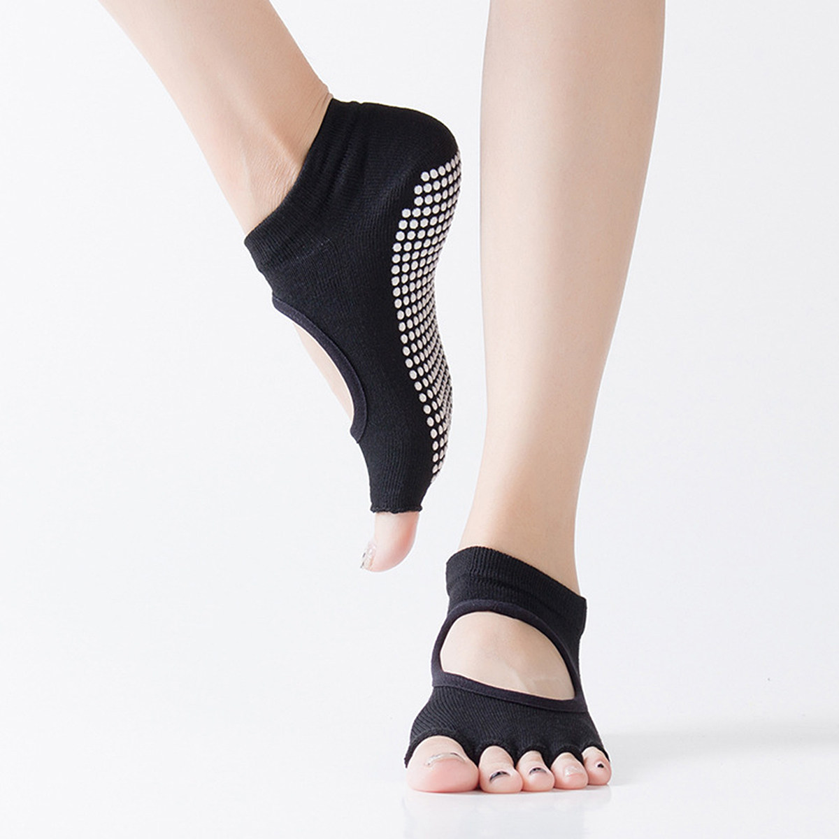 Women Five Toe Yoga Socks Non  - Yoga Fitness Exercises review and price