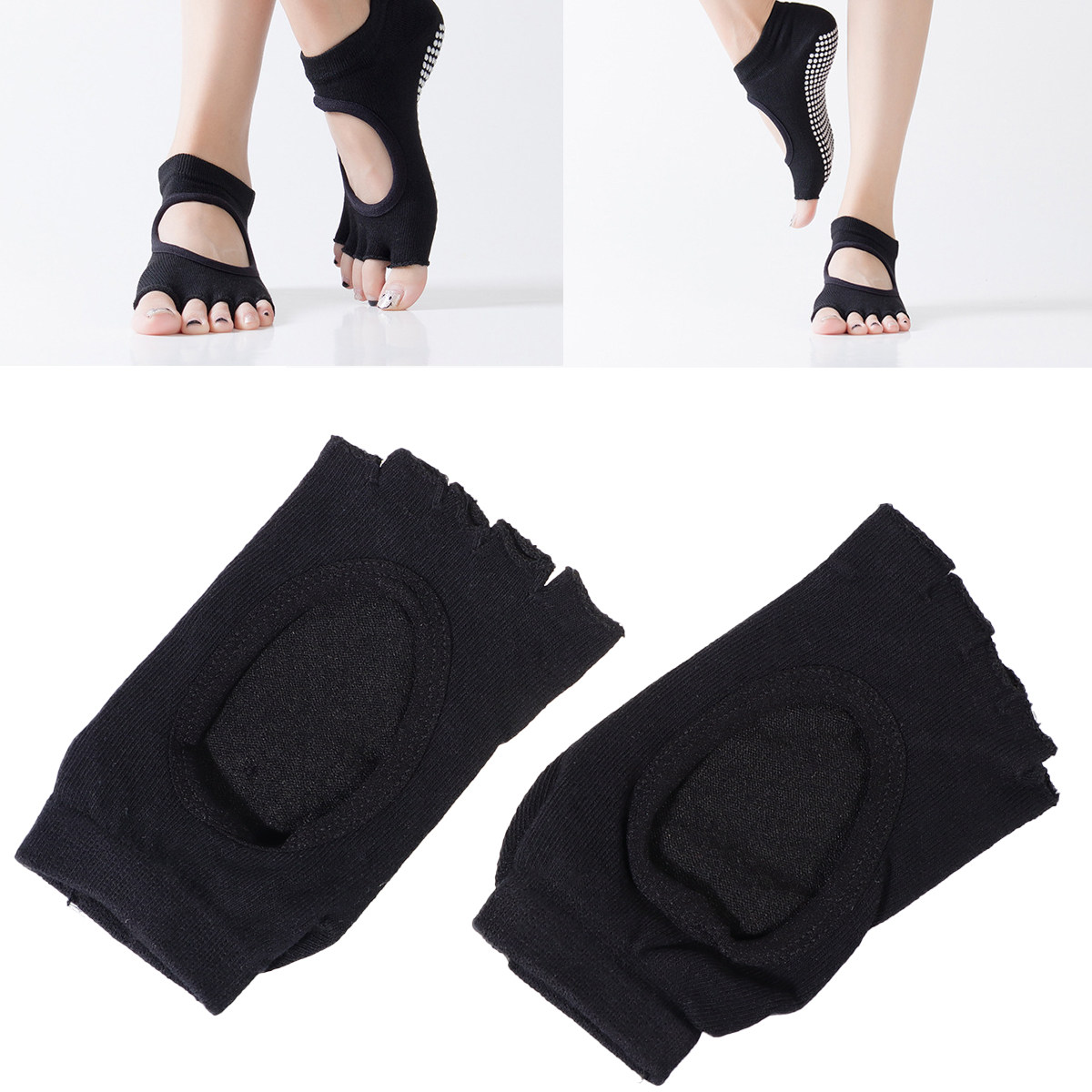 Women Five Toe Yoga Socks Non  - Yoga Fitness Exercises review and price