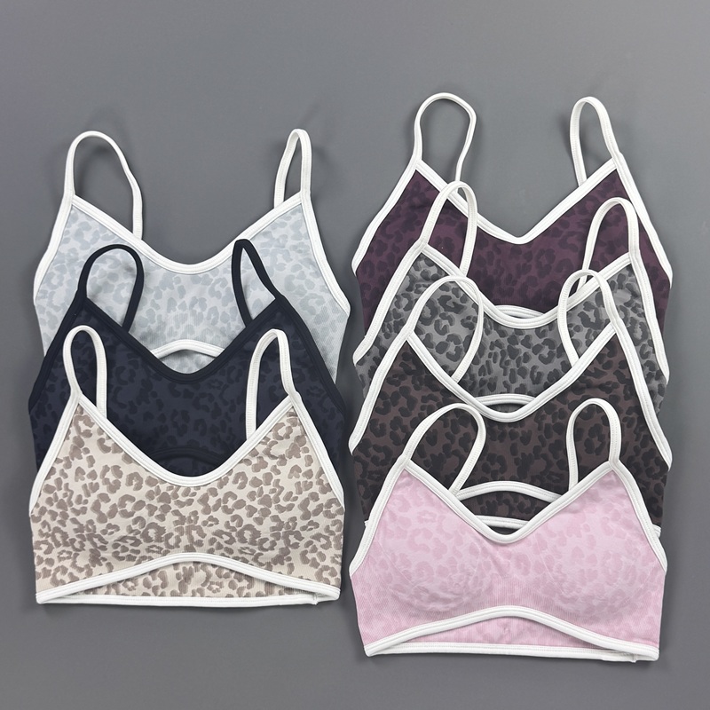 Sports Bra Women Leopard Print - Yoga Fitness Exercises review and price