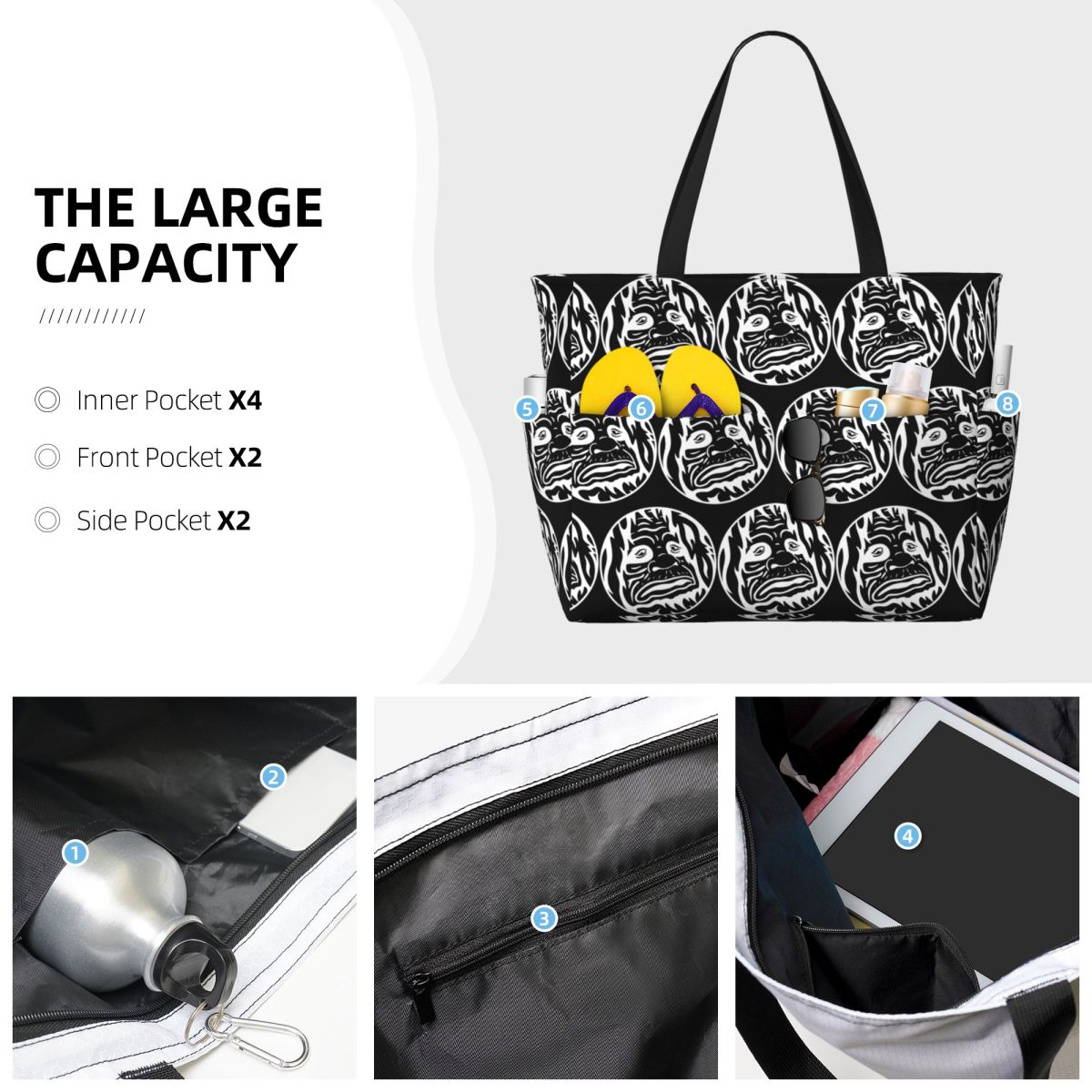 Cartoon The Big Lez Show Merch - Yoga Fitness Tote review and price