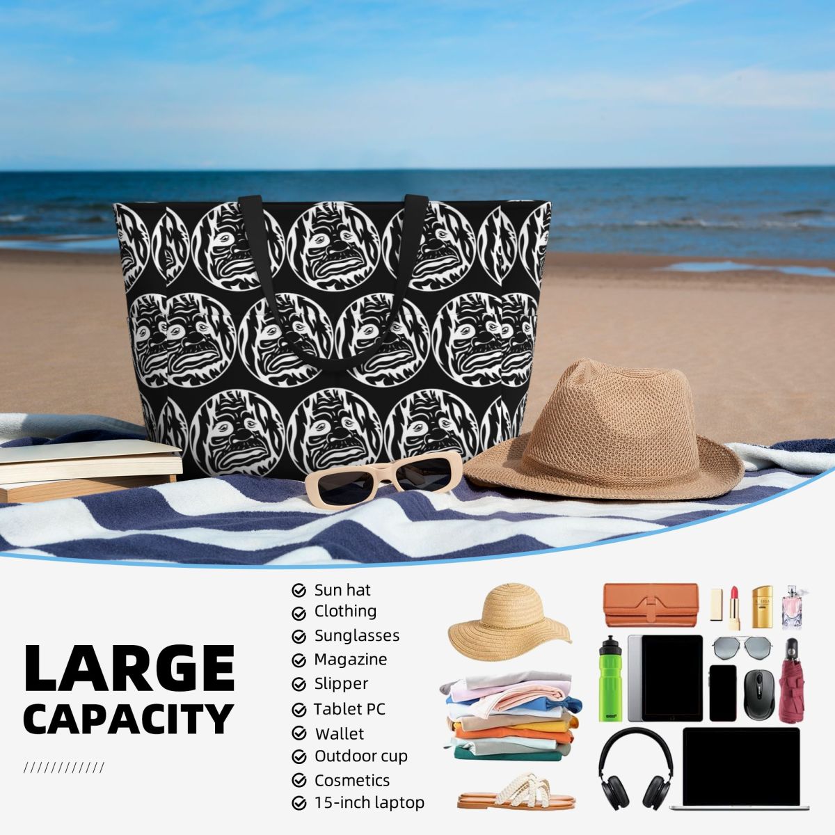 Cartoon The Big Lez Show Merch - Yoga Fitness Tote review and price