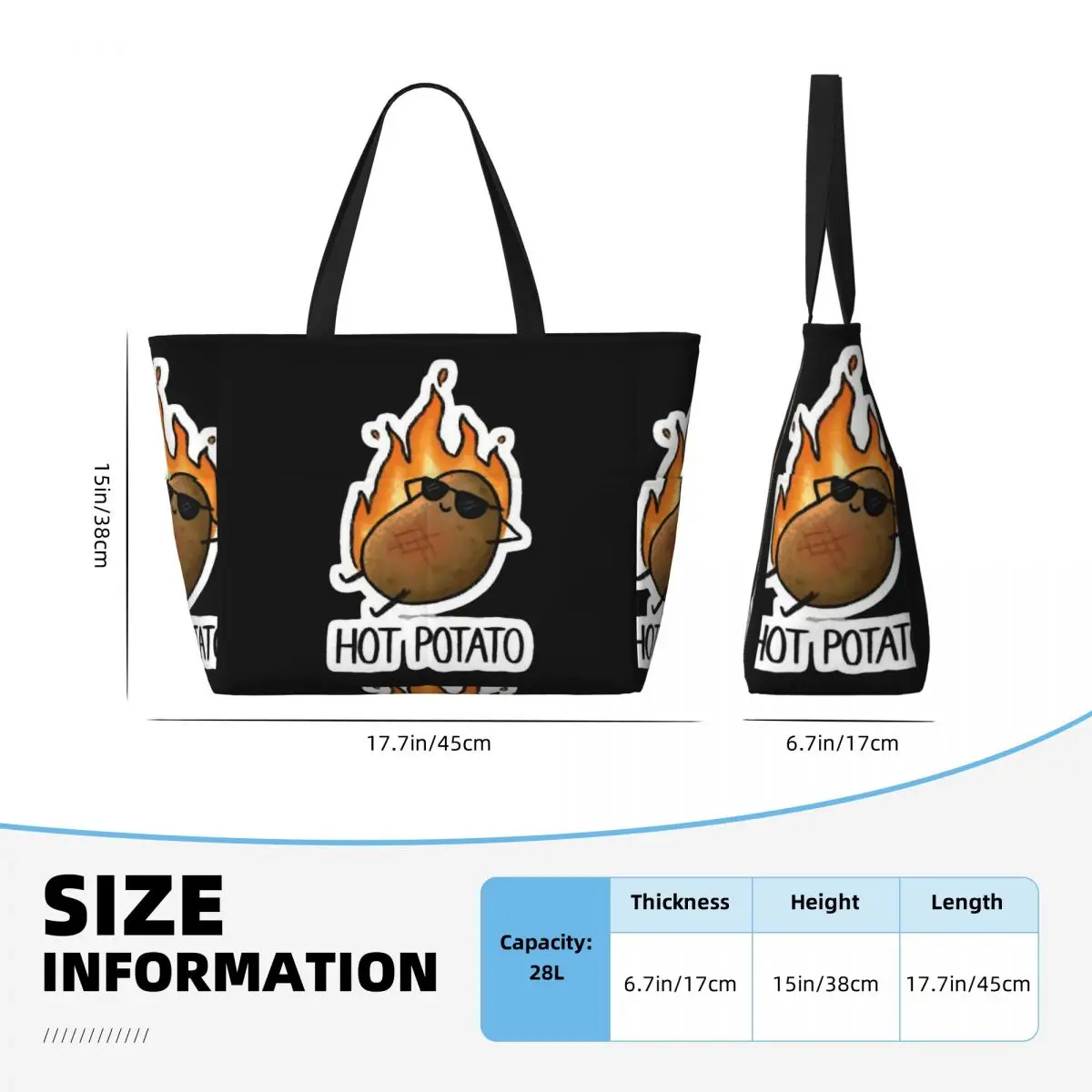 Fisher Potato Beach Tote Bag S - Yoga Fitness Tote review and price