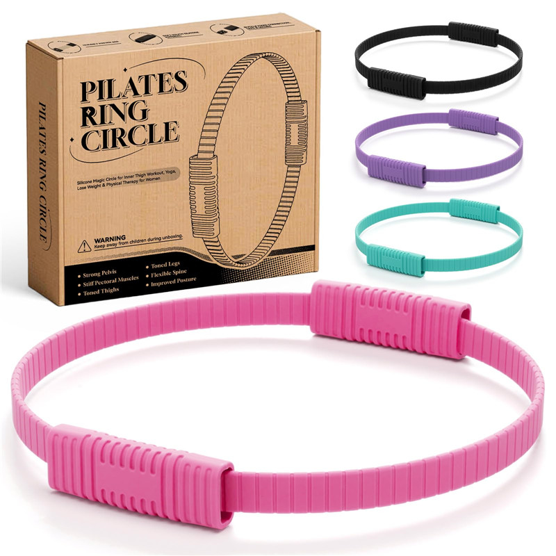 Eco-Friendly Double Handle Sil - Pilates Ring Circle review and price