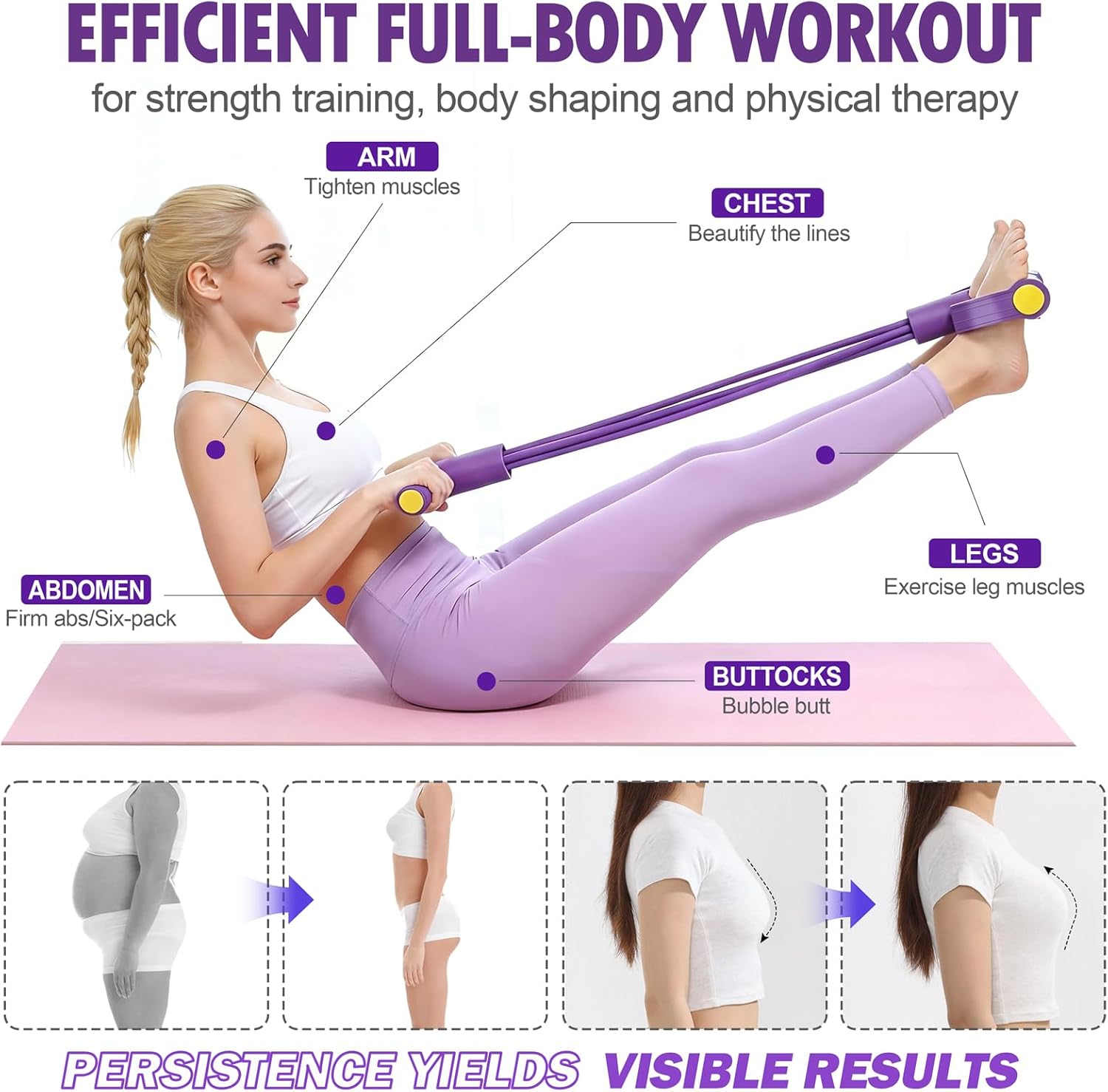 Pedal Resistance Band Tensione - Yoga Pedal Puller Fitness Equipment review and price