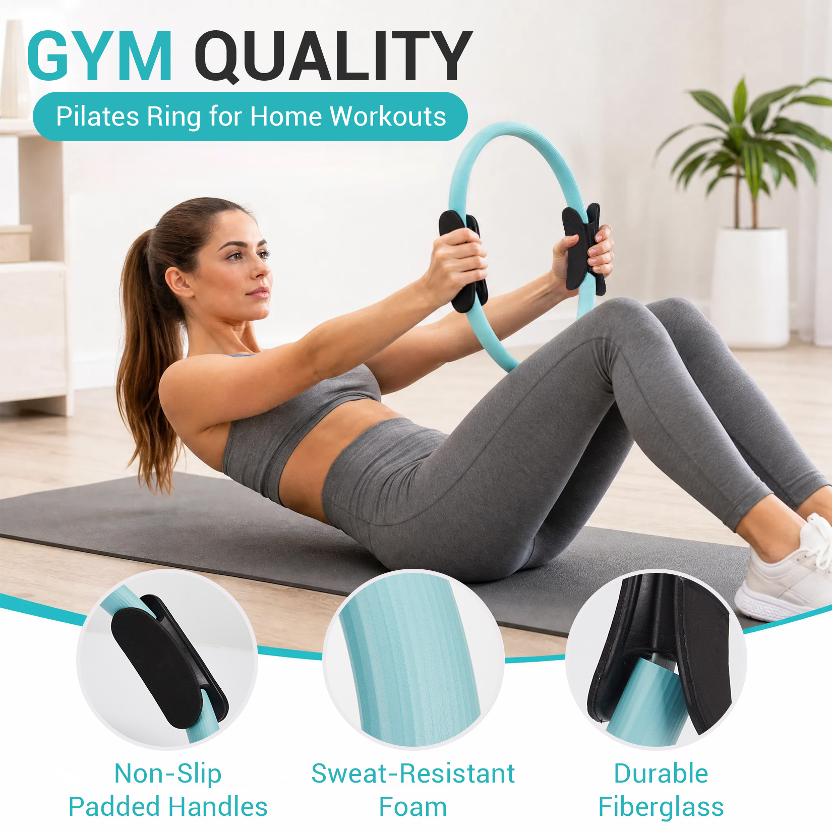 Pilates Training Set, 6-in-1 P - Pilates Ring Circle review and price