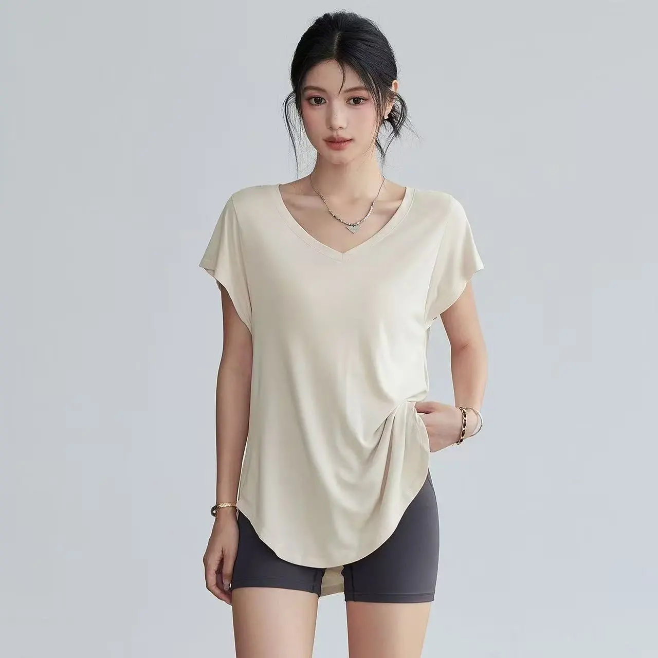 Women's Slimming Round Neck Yo - Yoga Fitness Exercises review and price